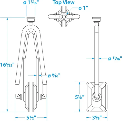 Vista 6 de Seachoice Enjuagador Universal para Motor de Barco, Estilo Manguito