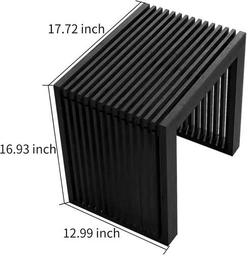 Vista 30 de Banco de comedor de bambú, banco de mesa de cocina de 35 pulgadas, decoración de casa de campo, banco de zapatos de entrada, banco al aire libre