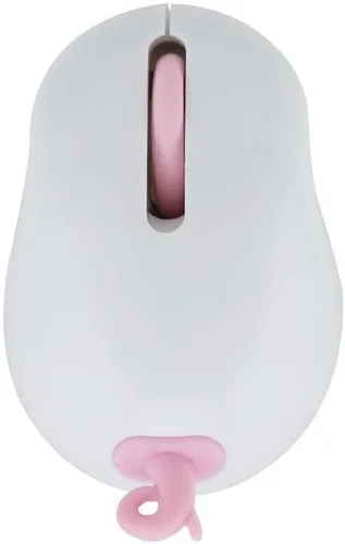 Vista 8 de Design Cute Portable Pig 1200DPI Mute Mini 2.4Ghz Ratón creativo inalámbrico Ratón Mini Gaming Mouse Pad (blanco, tamaño único)