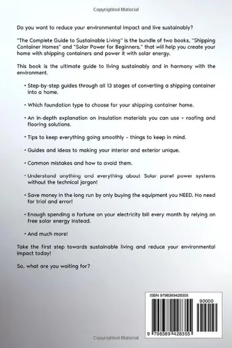 Vista 2 de The Complete Guide to Sustainable Living Create Your Home with Shipping Containers and Power It with Solar Energy