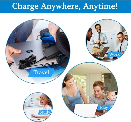 Vista 9 de AC Adapter Charger for Lenovo Yoga C930 2-in-1 81C4000SUS, 81C4004TUS