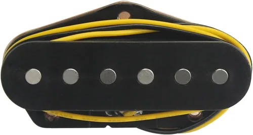 Vista 3 de FLEOR Alnico 5 Black TL Bridge Pickup para guitarra eléctrica estilo TL Pieza