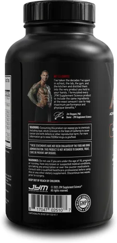 Vista 2 de Alpha JYM X Advanced Testosterona Booster - Vitalidad, Optimización, DHEA, Ashwagandha, Boro, Shilajit, Fenogreco, Eurycoma, Damiana, Quercetina