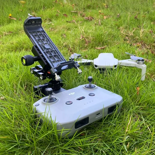 Vista 3 de HUGEROCK X7 Tablet Mount Holder para DJI M3/AIR 2/Mini 2 Drone Tablet Display Mavic 3 Accesorios Multi-Ángulo Ajustable Fácil Instalación