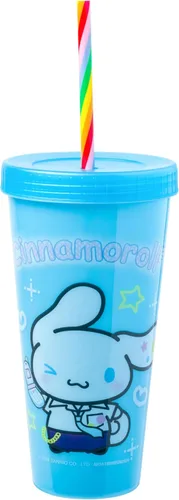 Vista 26 de Silver Buffalo Disney Nightmare Before Christmas Character Grid - Paquete de 4 vasos de plástico que cambian de color, 24 onzas