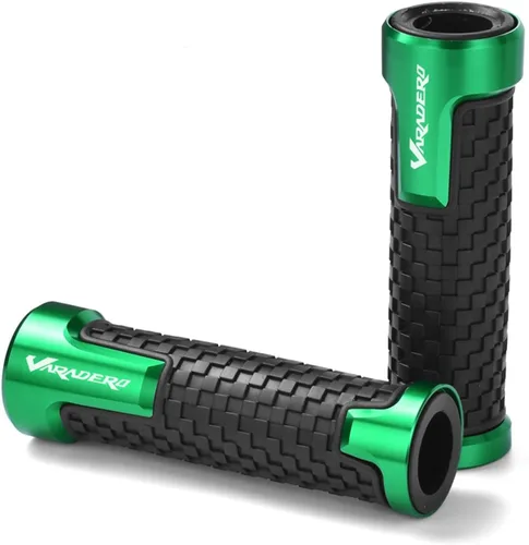 Vista 5 de Manillar universal de motocicleta de 7/8 pulgadas, 0.866 in, mango de aluminio CNC, agarre de manillar de carreras para Varadero Vstrom mango