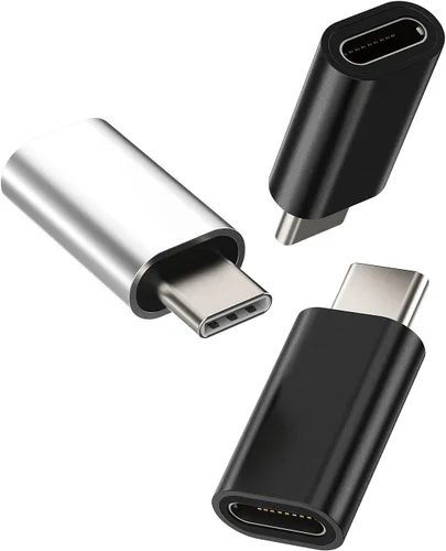 Paquete de 3 adaptadores USB C macho a compatible con Lightning hembra, compatible con Apple iPhone15 Pro Max Plus iPad Pro Air Mini para Galaxy