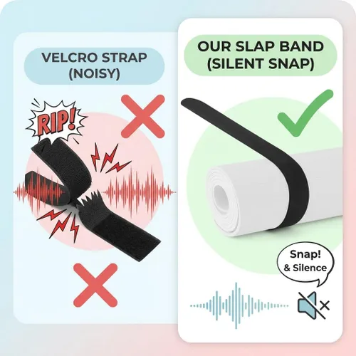 Vista 3 de YOGAER Yoga Mat Carrier Strap, Adjustable Thick Straps Sling for Carrying Large Mats, Stretching Band