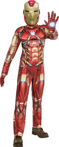 Party City Iron Man Halloween Costume for Boys Marvels Avengers Video Game Includes Jumpsuit Gloves and Mask