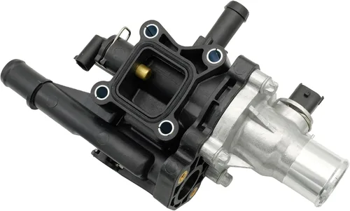 Vista 9 de NOVAPARTS 25189437 Conjunto de carcasa de termostato refrigerante de motor para salida de agua para 2009 2010 2011 Chevy Chevrolet Aveo, 2009 10 11