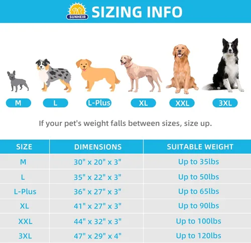 Vista 5 de Cama ortopédica para perros grandes - Gran cama impermeable para jaula de perro con funda extraíble y lavable, soporte de espuma tipo caja de Azul