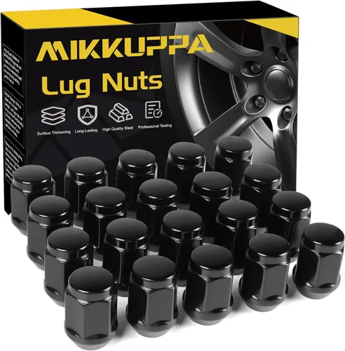 Vista 22 de MIKKUPPA 4 tuercas de llanta 1/2-20 – Repuesto para Wrangler JK 1987-2018, Liberty 2002-2012, Grand Cherokee 1993-2010, Ford Explorer 1991-2018