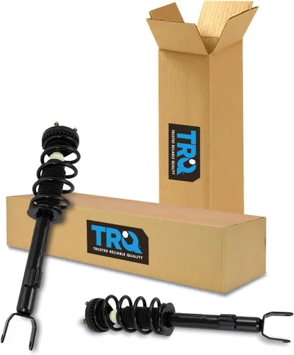 Vista 40 de TRQ Conjunto de Amortiguador y Resorte Delantero Cargado con Resorte Helicoidal Pre-ensamblado Compatible con Jeep Cherokee Limited AWD 14-22 Sin