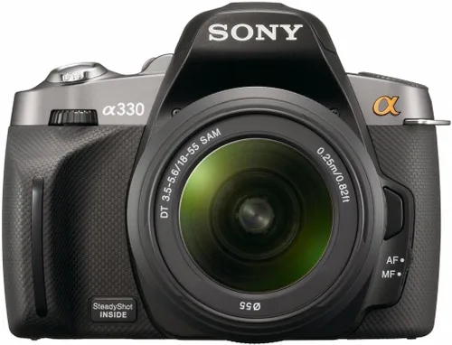 Sony Alpha A330L Cámara SLR digital de 10.2 MP con estabilización de imagen interior Super SteadyShot y lente de 0.709-2.165 in
