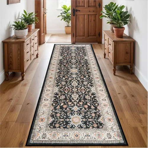 Vista 9 de Alfombra de pasillo lavable de 2 x 3 pies - Alfombra antideslizante resistente a las manchas, alfombras y tapetes de cocina duraderos