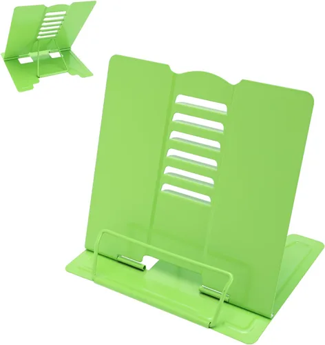 Vista 5 de Soporte de Libros de Metal Ajustable Portador de Libros para Lectura