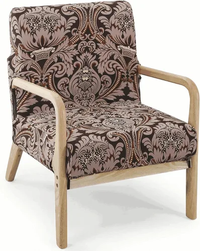 Vista 18 de Deisy Dee Funda para silla moderna de mediados de siglo impresa, Fundas elásticas para sillón de lectura, fundas tapizadas para sillas de sala Negro