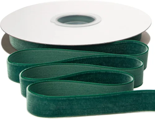 Vista 50 de Ribbli 4 rollos de cinta de terciopelo, 3/8 pulgadas 5 yardas cada rollo, cinta de Navidad para envolver regalos, decoración del árbol de Navidad