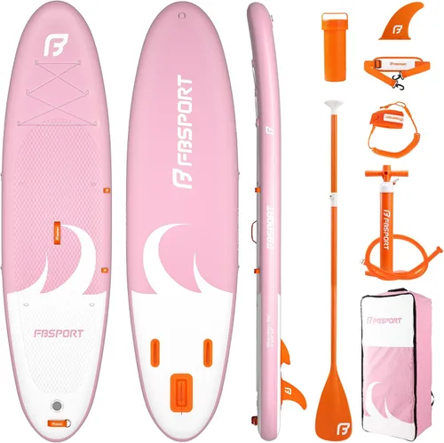 Vista 89 de FBSPORT Tabla de remo de pie prémium de 11 pies, tabla de yoga con accesorios de SUP y bolsa de transporte, amplia posición, control de surf