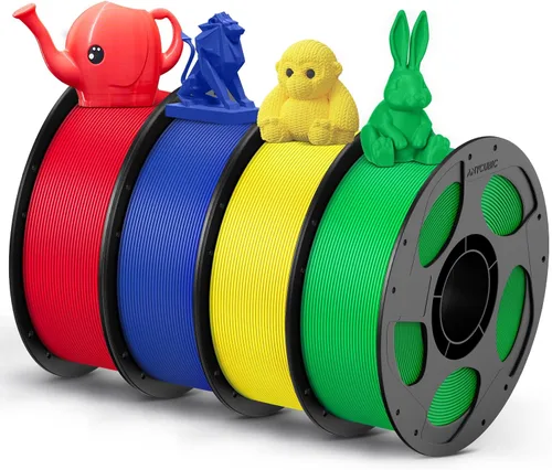 Vista 27 de ANYCUBIC Paquete de filamentos PETG de 0.069 pulgadas, filamento de impresora 3D, precisión dimensional +/- 0.001 in, dureza excepcional, carrete