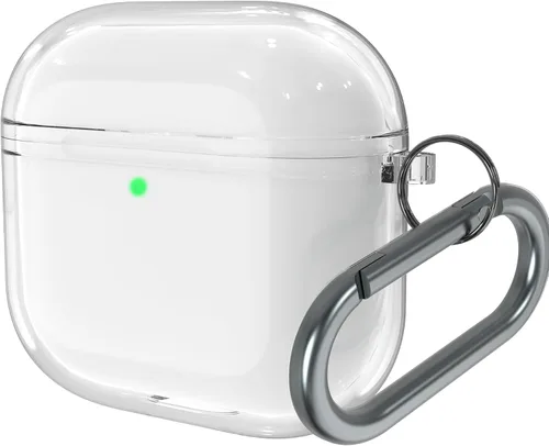 Vista 14 de Funda transparente compatible con AirPods Pro 2, funda protectora de TPU suave [LED frontal visible] [antiamarilleo] compatible con AirPods Pro