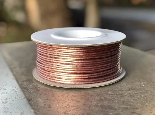 Vista 7 de Kinter Cable de cable de altavoz estéreo de calibre 16 de 100 pies, 100.0 ft, 2 conductores, marca de polaridad, PVC transparente flexible, CCA