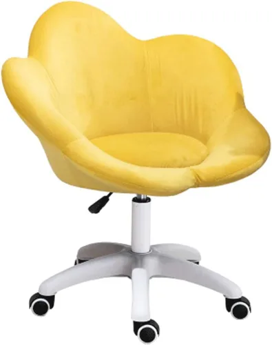 Vista 10 de YYDS Silla encantadora para dormitorio, silla de juegos, silla de oficina para computadora con pies de nailon, silla ergonómica de escritorio