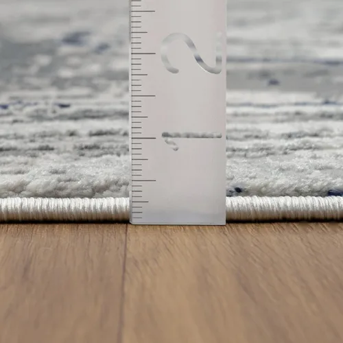 Vista 2 de LUXE WEAVERS Alfombra de área azul 2x3 con remolino de mármol