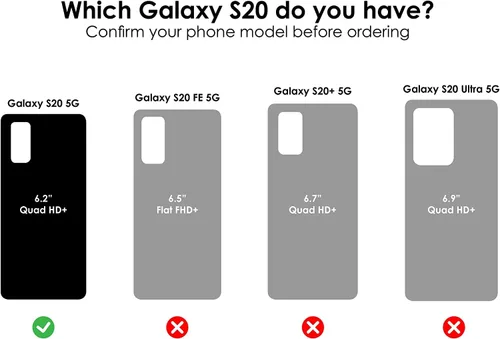 Vista 2 de OtterBox Commuter Series - Funda para Samsung Galaxy S20 y S20 5G (no otros modelos S20), embalaje no minorista, color menta