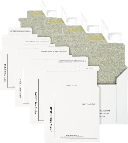 Vista 4 de Quality Park QUAE7266 Sobres reciclados multimedia/CD, forrados con espuma, 5 x 5, 25/caja blanca