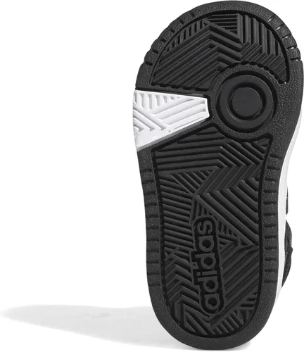 Vista 4 de adidas Hoops 3.0 - Zapatos de baloncesto de perfil bajo para mujer, NegroBlancoGris