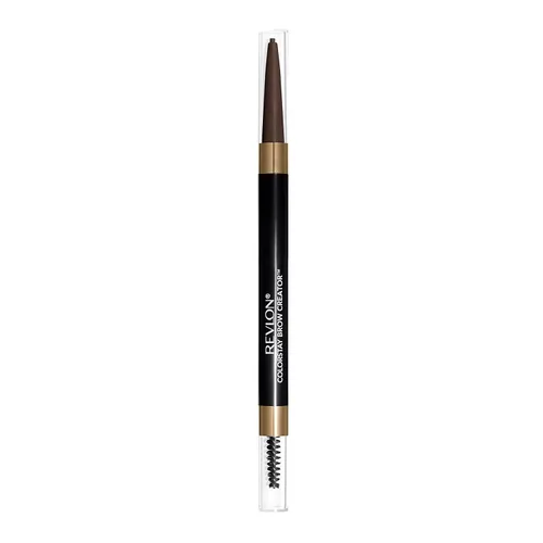 Vista 9 de Revlon ColorStay Brow Creator, Lápiz y Polvo de Cejas Preciso 2 en 1 con Cepillo Spoolie, Impermeable, Relleno de Media para Ella, 620 Auburn, 0.003