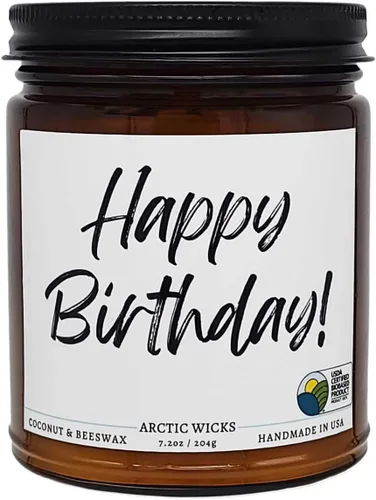 Vista 20 de Arctic Wicks - Velas perfumadas de cera de abeja y coco, 9 onzas, ámbar, rústicas, no tóxicas, de combustión limpia, 100% certificada por USDA, a