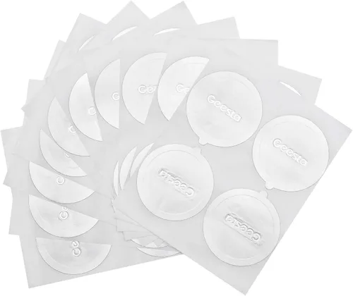Vista 2 de Geesta Tapa reutilizable de sellado de papel de aluminio compatible con cápsulas Nespresso Vertuoline, 120 unidades (120 piezas)