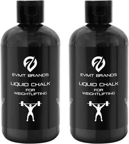 Vista 10 de EVMT Brands Liquid Chalk, Mess Free Gym Chalk for Weightlifting, Gymnastics, Rock Climbing, Dancing. Sweat Resistant and Long Lasting for Stronger