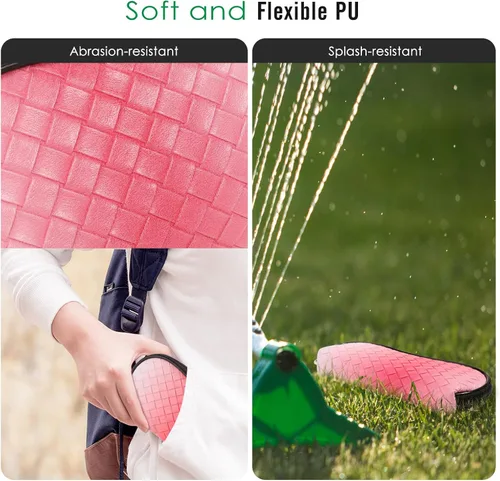 Vista 2 de MoKo - Estuche suave, ultra ligero, de neopreno, para lentes de sol, con cremallera y clip para cinturón