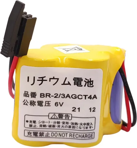 Vista 6 de 4 piezas BR-2/3AGCT4A 6V 4400mAh batería de repuesto para A98L-0031-0025 con enchufe negro
