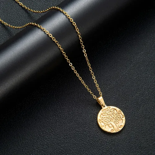 Vista 7 de Paquete de 20 cadenas de collar chapadas en oro de acero inoxidable a granel para fabricación de joyas, 16 pulgadas