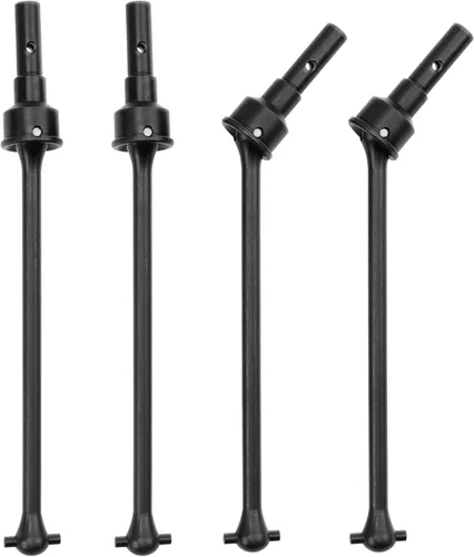 Vista 2 de ShareGoo - Eje de transmisión delantero trasero de acero CVD con copas de transmisión de 0.669 in, tuercas hexagonales de rueda compatible con Negro