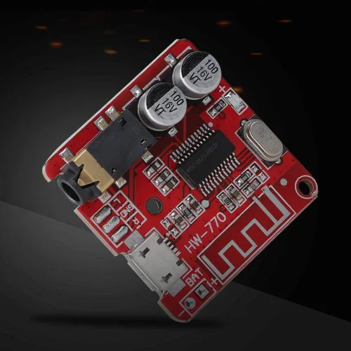 Vista 6 de Wendry Módulo receptor de audio, MP3 Bluetooth 4.1 Decodificador sin pérdida Junta amplificador de altavoz de coche Placa estéreo, salida de canal