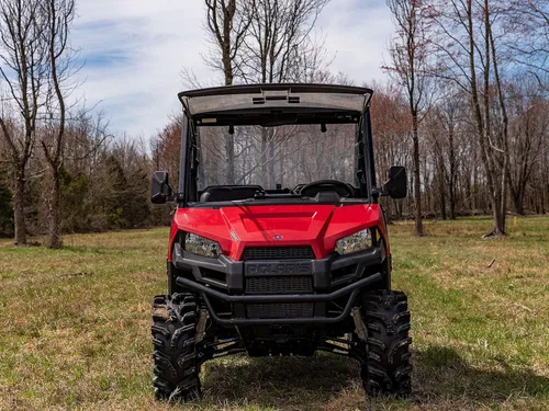 Vista 6 de SuperATV Espejos de visión lateral UTV para Can-Am Defender HD 5/8/10/MAX (ver accesorio), incluye espejos izquierdo y derecho (1 par) Espejo