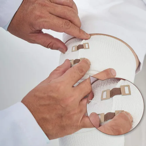 Vista 6 de 50 clips elásticos de metal reemplazables con caja de almacenamiento de plástico para varios tipos de vendajes