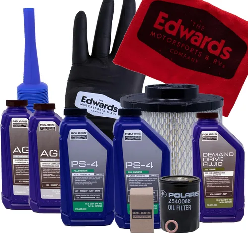 Kit de cambio de aceite Edwards para Polaris Ranger 570 UTV 2014-2023 con filtro de aire