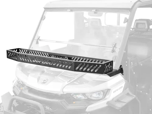 SuperATV Soporte para capó Bravo para Can-Am Defender HD 5 / HD 7 / HD 8 / HD 10 / MAX (ver accesorio) | Acero con recubrimiento en polvo | 150