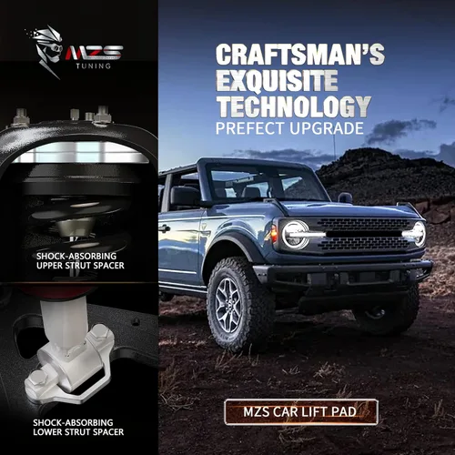 Vista 2 de MZS Kit de nivelación frontal de 2 pulgadas, espaciadores de puntal de elevación superior e inferior compatibles con Bronco 4WD 2021 2022 2023 2024