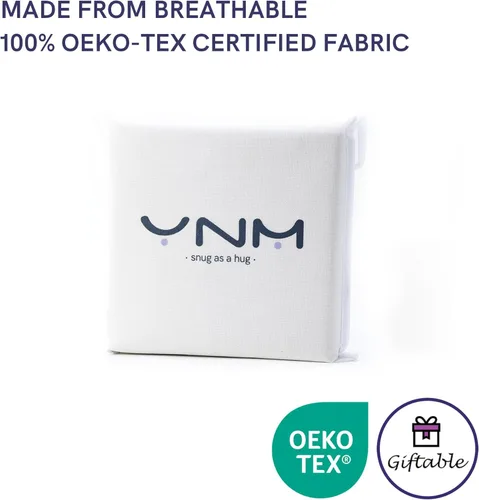 Vista 9 de YnM Funda de edredón de algodón para mantas con peso (pingüino, 36 x 48 pulgadas)