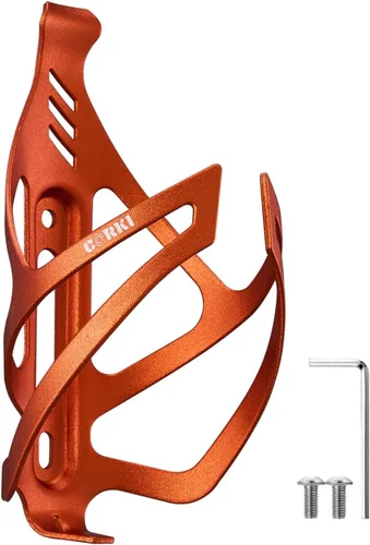 Vista 15 de Corki Cycles - Soporte para botella de agua para bicicleta de aleación de aluminio, jaula universal para botellas de agua para bicicletas