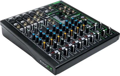 Vista 13 de Mackie ProFX6v3+ Mezclador analógico profesional de 6 canales con USB, preamplificadores de micrófono Onyx, motor de efectos GigFX y Bluetooth