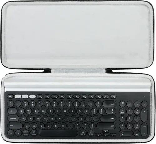 Khanka - Funda de viaje rígida de repuesto para teclado inalámbrico multidispositivo Logitech K780