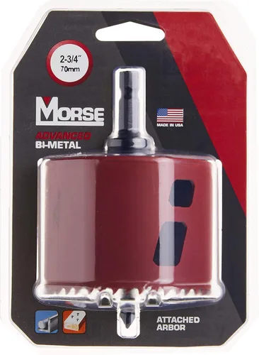 Vista 3 de Morse MHSA44C Sierra de agujero bimetálico, 2-3/4" de diámetro, cardada